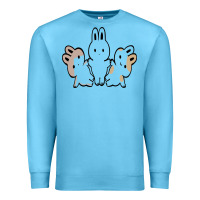 Ocean Blue bunnys Premium Sweatshirt - artisFamous