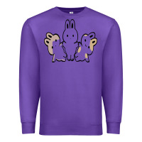 Purple bunnys Premium Sweatshirt - artisFamous