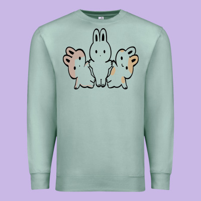 Bunnys Premium Sweatshirt Designed By Artisfamous