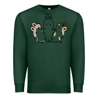 Sports Green bunnys Premium Sweatshirt - artisFamous