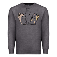 Charcoal Heather bunnys Premium Sweatshirt - artisFamous