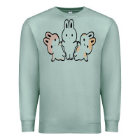 Seafoam bunnys Premium Sweatshirt - artisFamous