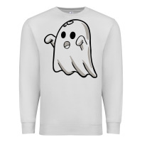 Dove Grey ghost Premium Sweatshirt - artisFamous