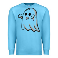 Ocean Blue ghost Premium Sweatshirt - artisFamous