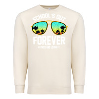 Sandshell school out forever retired teacher retro summer Premium Sweatshirt - artisFamous