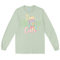 Matcha T am SNOW CUTE Long Sleeve Tee - CowhideDigitalArt