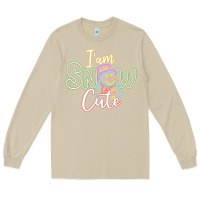 Mushroom T am SNOW CUTE Long Sleeve Tee - CowhideDigitalArt