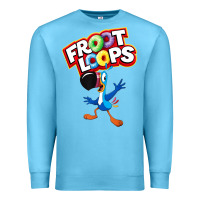 Ocean Blue froot loops toucan sam Premium Sweatshirt - artisFamous