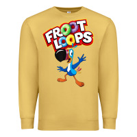 Antique Gold froot loops toucan sam Premium Sweatshirt - artisFamous