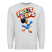 Dove Grey froot loops toucan sam Premium Sweatshirt - artisFamous