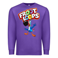 Purple froot loops toucan sam Premium Sweatshirt - artisFamous