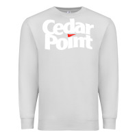 Dove Grey cedar point Premium Sweatshirt - artisFamous