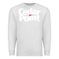 Oatmeal Heather cedar point Premium Sweatshirt - artisFamous