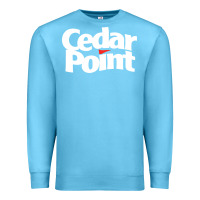 Ocean Blue cedar point Premium Sweatshirt - artisFamous