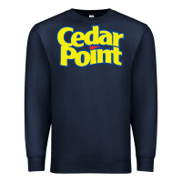 Navy cedar point Premium Sweatshirt - artisFamous