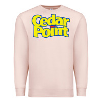 Pale Pink cedar point Premium Sweatshirt - artisFamous