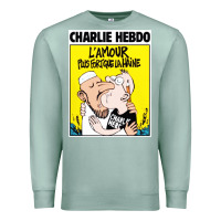 Seafoam charlie hebdo Premium Sweatshirt - artisFamous