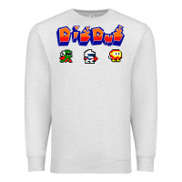Oatmeal Heather dig dug Premium Sweatshirt - artisFamous