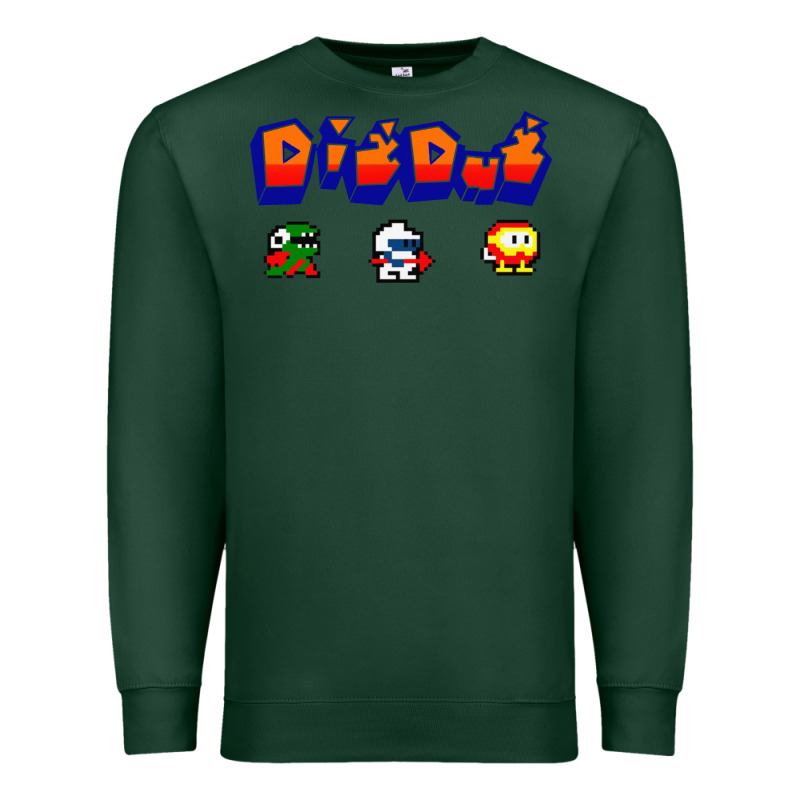 Dig Dug Premium Sweatshirt by artisFamous | Teevron