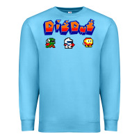Ocean Blue dig dug Premium Sweatshirt - artisFamous