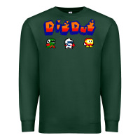 Sports Green dig dug Premium Sweatshirt - artisFamous