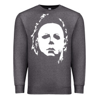 Charcoal Heather halloween horror myers Premium Sweatshirt - artisFamous