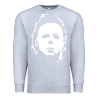Heather Grey halloween horror myers Premium Sweatshirt - artisFamous