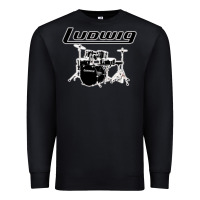 Black ludwig drum Premium Sweatshirt - artisFamous
