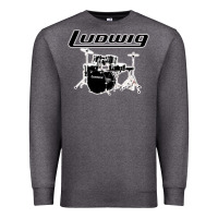 Charcoal Heather ludwig drum Premium Sweatshirt - artisFamous