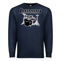 Navy ludwig drum Premium Sweatshirt - artisFamous