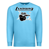 Ocean Blue ludwig drum Premium Sweatshirt - artisFamous