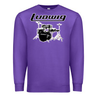 Purple ludwig drum Premium Sweatshirt - artisFamous