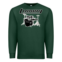 Sports Green ludwig drum Premium Sweatshirt - artisFamous
