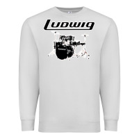 Dove Grey ludwig drum Premium Sweatshirt - artisFamous
