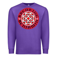 Purple breaking benjamin stone Premium Sweatshirt - artisFamous