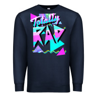 Navy 1980's style totally rad 80s casual  v.10.1 tank top Premium Sweatshirt - artisFamous