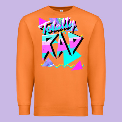 1980's Style Totally Rad 80s Casual  V.10.1 Tank Top Premium Sweatshirt Designed By Artisfamous