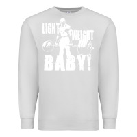 Dove Grey American bodybuilder Premium Sweatshirt - artisFamous