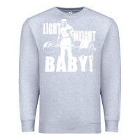 Heather Grey American bodybuilder Premium Sweatshirt - artisFamous