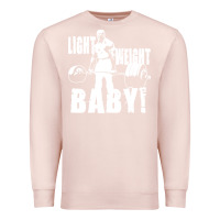 Pale Pink American bodybuilder Premium Sweatshirt - artisFamous