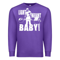 Purple American bodybuilder Premium Sweatshirt - artisFamous