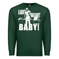 Sports Green American bodybuilder Premium Sweatshirt - artisFamous