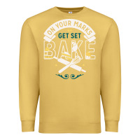 Antique Gold on your marks get set bake Premium Sweatshirt - artisFamous