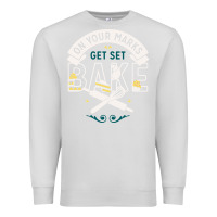 Dove Grey on your marks get set bake Premium Sweatshirt - artisFamous