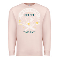 Pale Pink on your marks get set bake Premium Sweatshirt - artisFamous