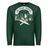 Sports Green on your marks get set bake Premium Sweatshirt - artisFamous