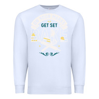 White on your marks get set bake Premium Sweatshirt - artisFamous
