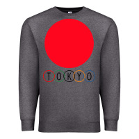 Charcoal Heather Japan Flag Olympics Premium Sweatshirt - artisFamous