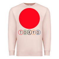 Pale Pink Japan Flag Olympics Premium Sweatshirt - artisFamous