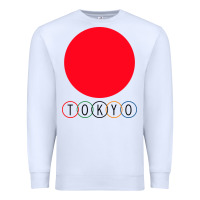 White Japan Flag Olympics Premium Sweatshirt - artisFamous